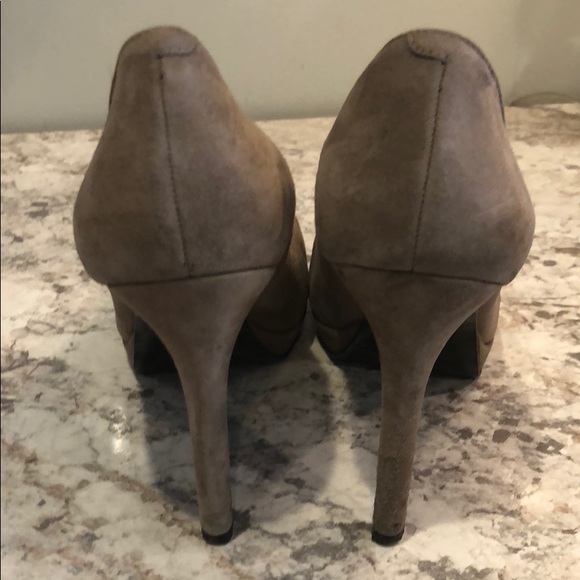 BCBGeneration Taupe Suede Pumps | Size 6.5 - Picture 2 of 4